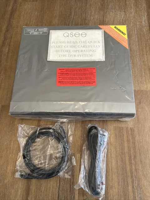 Q-See QT428 8 Channel H.264 Network DVR 500GB New Open Box Incomplete