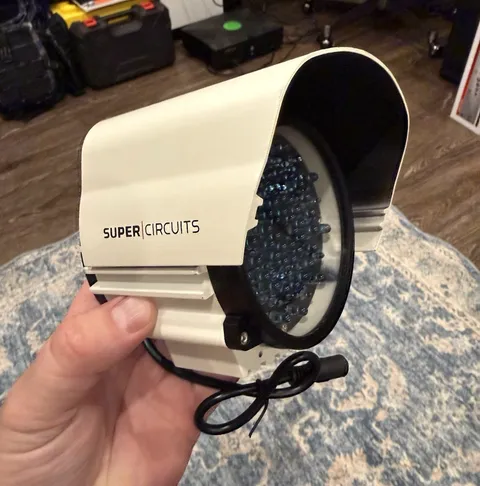 Super Circuits IR25 Wired Outdoor CCTV IR Night Vision Camera, B&W Night