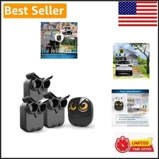 1/2 Mile Wireless Driveway Alarm - 3 Sensor DIY Security System for Home