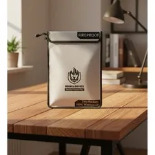 Reflective Fireproof Document Bag - 2000℉ Waterproof Organizer for Emergencies