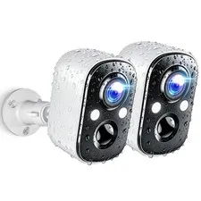 2K Security Cameras Wireless Outdoor with AI Motion Detection