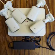 WD ReadyView Wired IP NVR Surveillance System w/ 4 Cameras, White,  (NO HDD)
