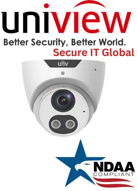 UNV 4MP IP67 PoE Audio NDAA IP Uniview Eyeball Security Surveillance Camera
