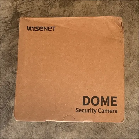 Wisenet SND-6084RP IP Network Wired Dome Security Camera Brown Color