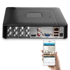 1080P 8CH Surveillance DVR Recorder H.265+ Standalone 6-in-1 CCTV Digital Vid...