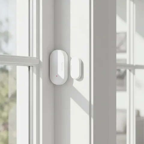 Wireless Zigbee Window Sensor for Alarm Systems - Easy Installation & Monitoring