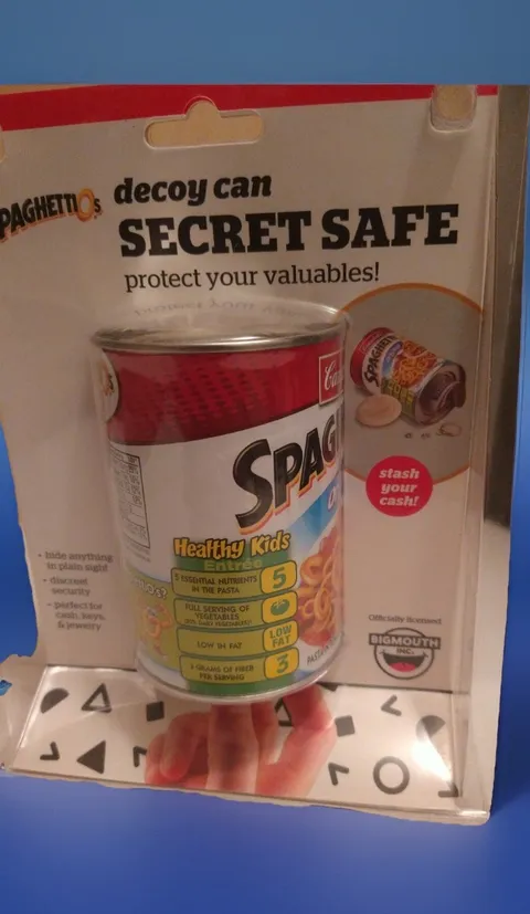 Spaghettios Decoy Can Secret Safe New