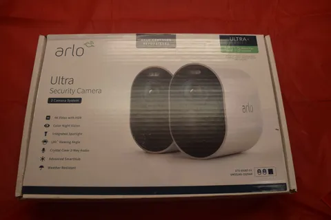 Arlo Ultra 2 VMS5240 Wireless Outdoor Security Camera (2-Pack)