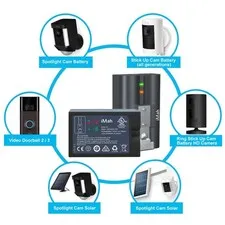 Ring Battery Pack 5F53E9 - 4 Rechargeable Lithium-Ion