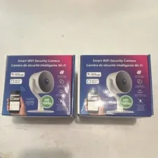 eco4life Indoor WiFi IP Camera 1080p Night Vision 2-Way Audio 2-Pack SC-RIPC-8C