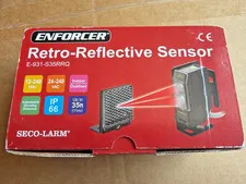 ENFORCER E-931-S35RRQ Retro-Reflective Photoelectric Beam Sensor IP66 35ft NOS