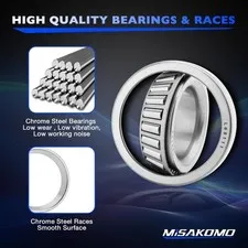 Trailer Bearings Kit L68149 Bearing Kit L44649 Bearing Kit -2 Sets Compatible...