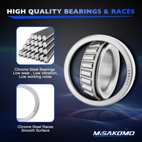 Trailer Bearings Kit L68149 Bearing Kit L44649 Bearing Kit -2 Sets Compatible...