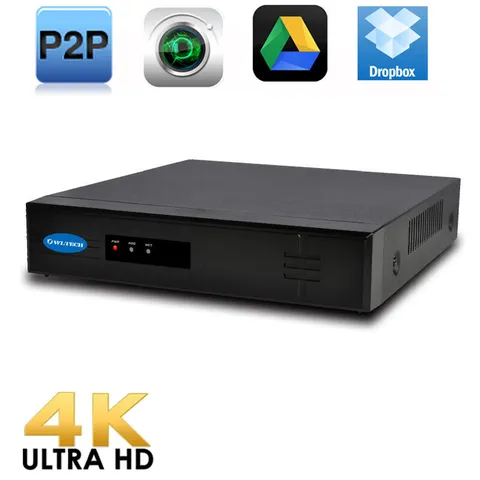 4K 8 Channel 8 POE ports NVR Face Detection  For IP Security Camera Onvif 