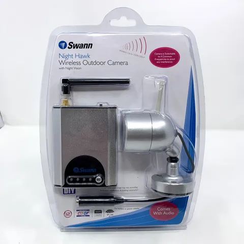 Swann Night Hawk Wireless Outdoor Camera & Receiver with Night Vision - NEW