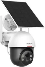 Solar Security Camera Outdoor Wireless 2K PTZ 360 Coverage Motion Auto Tracking