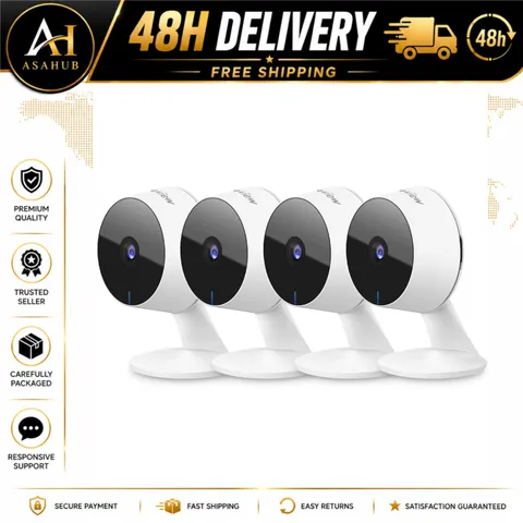 LaView 4-Camera 1080p Wi-Fi Security System Indoor Night Vision
