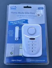 Sabre Elite Home Mode Elite  White Plastic Door Alarm 4 Lx3 Hx1.1 W in.