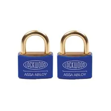 Lockwood 40mm Brass 110 Series Marine Padlock - 2 Pack