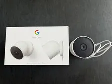 Google Nest Cam Battery (3 Cameras) Indoor/Outdoor Wireless Wi-Fi 1080p White