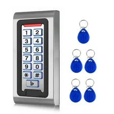 Door Access Control System Stand-Alone Password Keypad + 5PCS Proximity Keych...