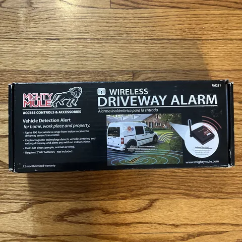 Mighty Mule Wireless Driveway Alarm System - FM231 - NEW - SHIPS FREE