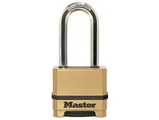 Master Lock Excell™ 4-Digit Combination 50mm Padlock - 51mm Shackle MLKM175LH