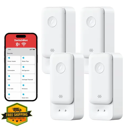 SwitchBot Water Leak Detector White 4 Pack