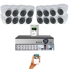 Evertech 16 Channel HD 1080p Outdoor Indoor Security Camera System with 2TB HDD