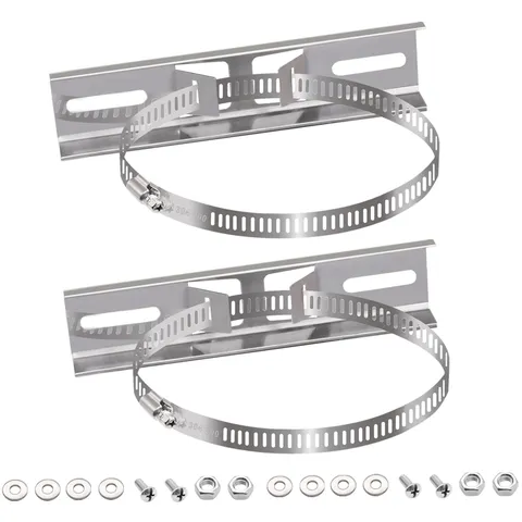 smseace Pole Mounting Kits,304 Stainless 7.9 x 1.9inch, x 1.9inch