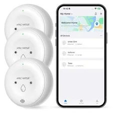 Apec Water Wifi Water Leak Detector For Home App Connected Get Real-Time Alerts