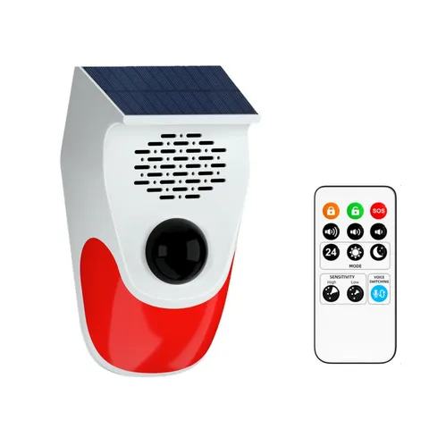 Home Intelligent Infrared Detector Voice Announcer 120dB High Pitched Alarm