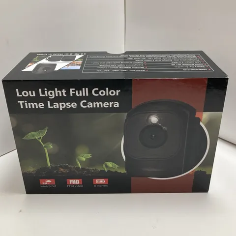 Outdoor Time Lapse Camera, 1080P FHD, Waterproof, Construction, Low Light Camera