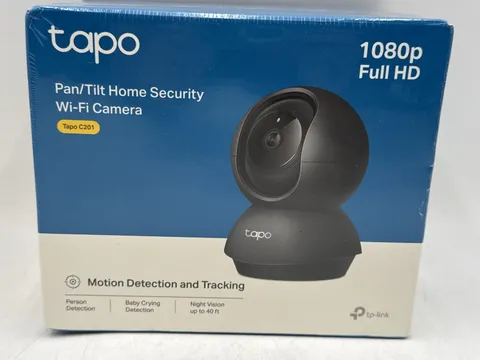 TP-Link Tapo C201 Pan Tilt Security Camera Night Vision 2 Way Audio Motion Det
