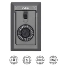 AccessPoint 5-Key KeySafe: Keyless Spin Dial Lock Box in Titanium Gray