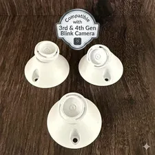 Lot of 3 OEM Original Mount for BLINK 3rd & 4th Gen Outdoor/Indoor Camera WHITE