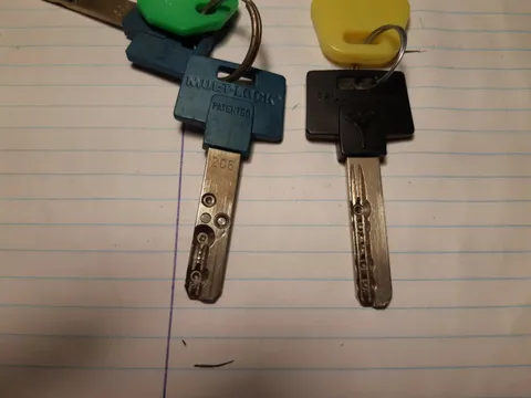 Mul-t-lock and High Security Keys
