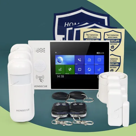 HOMSECUR Wireless WIFI 4G RFID SMS Autodial Burglar Intruder Alarm System