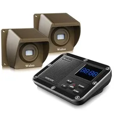 Wireless Driveway Alarm 1800 Feet Long Range Motion 1&2-Brown, 1&2-Brown 