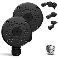 (Metal Aluminum & Waterproof) Junction Mount Bracket, Universal for Bullet Wa...