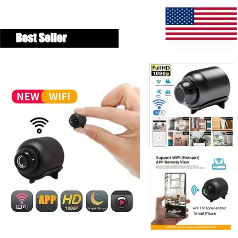 GEMODI X5 Mini Security Camera 1080p WiFi Night Vision Motion Detection