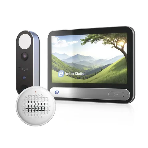 Epcom ACVPM26WGEN3/KC Wi-Fi Video Intercom Doorbell Monitor Chime Kit