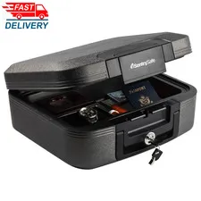 CHW20201 Fire and Water-Resistant Chest Safe with Key Lock, 0.28 Cu. Ft.👌 ✅