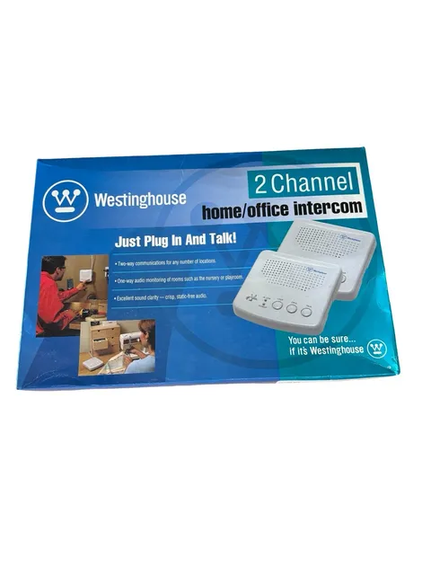 Westinghouse 2 Channel Home/Office Intercom System NEW