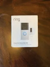 Ring Essential Security Set Doorbell Plus Indoor Cam 2 Piece Kit