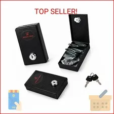 Metal Box for Gambler - Winners Bank Portable Safe Casino Money Pocket Sized Cas