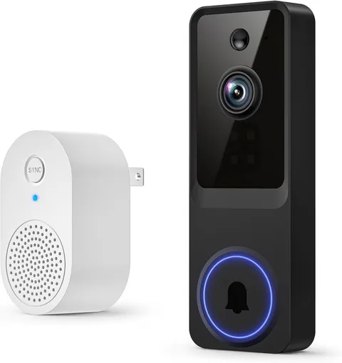 1080p Wireless Video Doorbell Camera Smart AI Human Detection Battery Powered