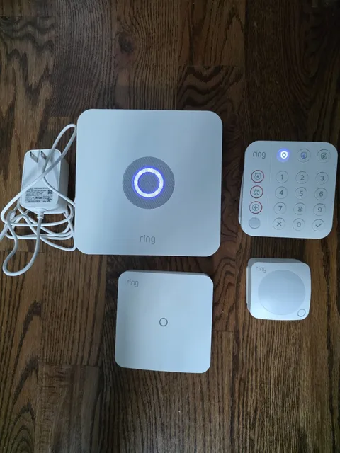 Ring Security System,  Ring Base Station, Keypad, Retrofit Alarm Kit, Motion Det