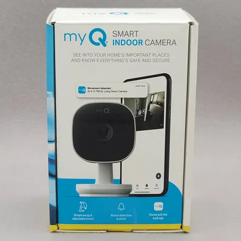 Chamberlain myQ Smart Indoor Wi-Fi Security Camera - 1080p HD Video - White
