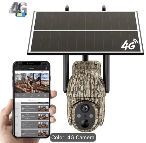 CAMO 4G LTE Pan/Tilt Outdoor IP Camera Battery/Solar HD Motion 2-Way Audio